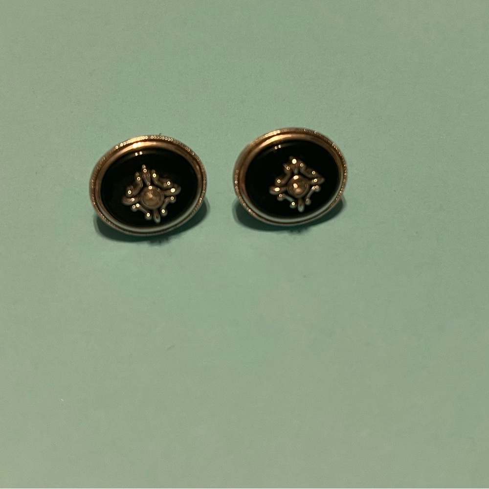 Black Separable Earrings - Studs